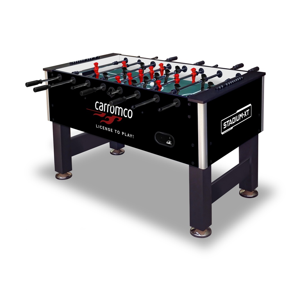 [05078B] Carromco Kickertisch Stadium-XT - Profi Tischkicker für Erwachsene, 142x75x87,5 cm