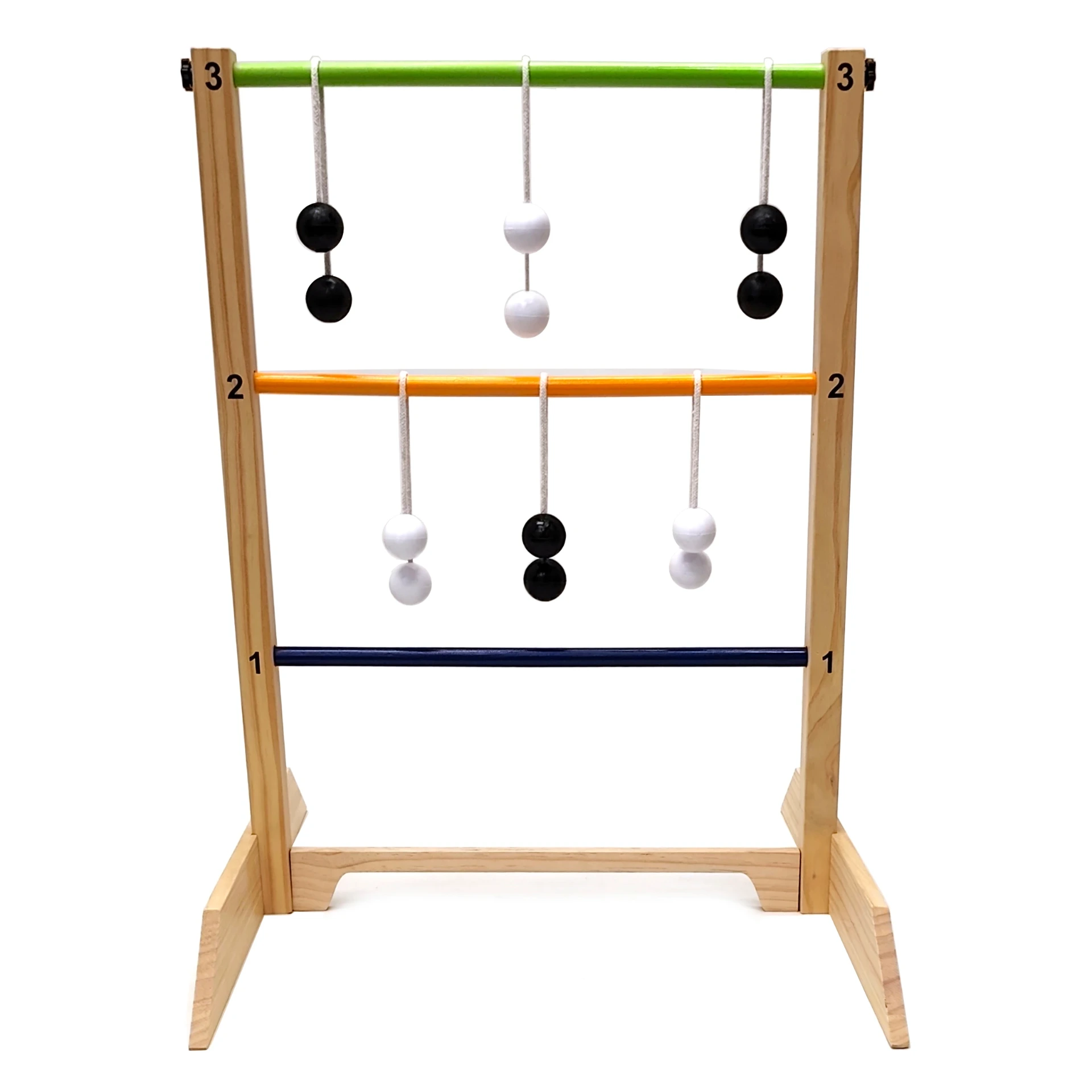 Carromco Wikinger Leitergolf I Wurfspiel mit 6 Bolas, Tasche & FSC-Holz