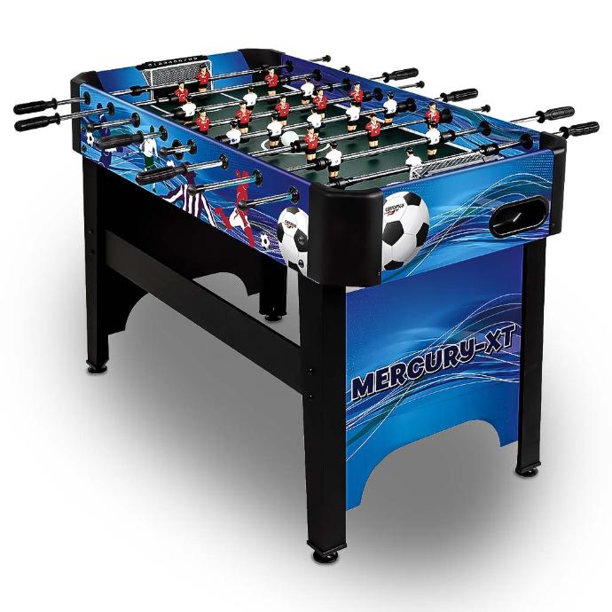 Carromco Kickertisch Mercury-XT Kickertisch 122x61x83 cm - Tischfußball, Kicker für Kinder