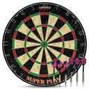Superplay Sisal-Dartscheibe, Bristle Dartboard, Steeldarts