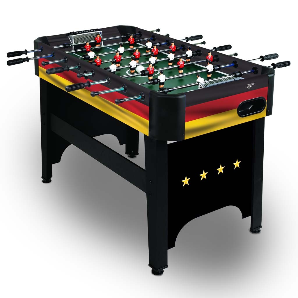 [05099D] Carromco Kickertisch Deutschland-XT - Tischfußball Edition im Deutschland-Design