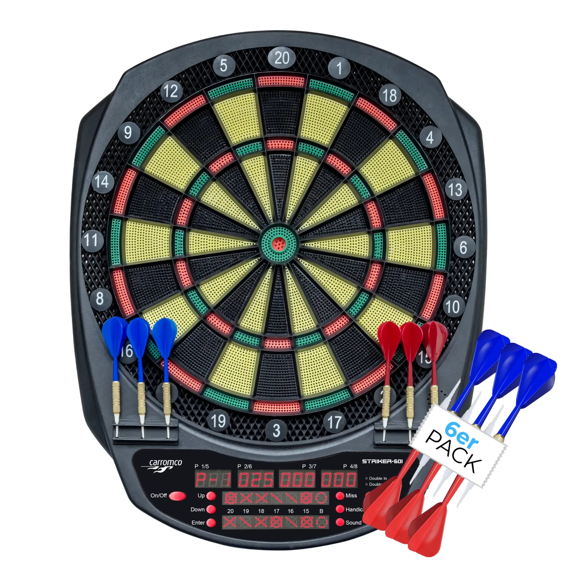Striker-601 elektronische Dartscheibe mit Adapter