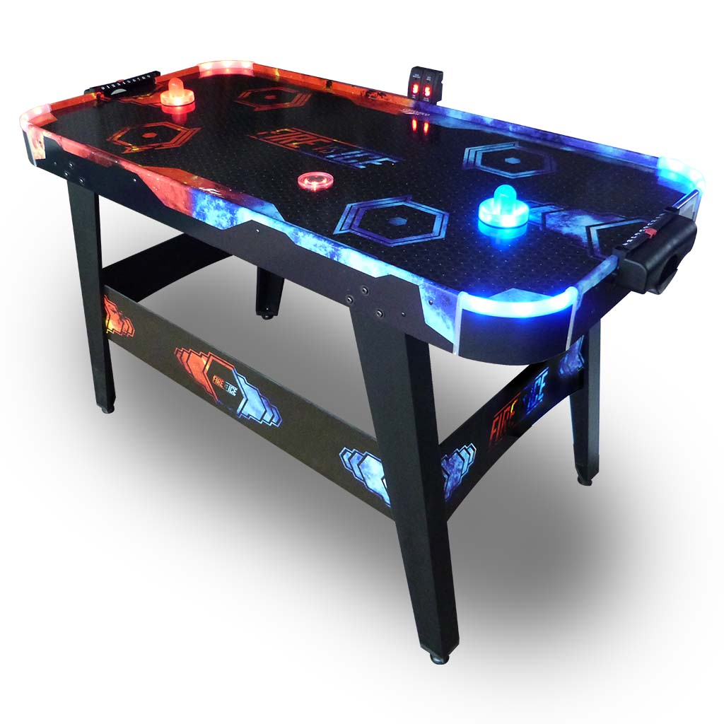 [04031] Carromco Air-Hockeytisch  Fire vs. Ice mit LED-Pucks & Pusher