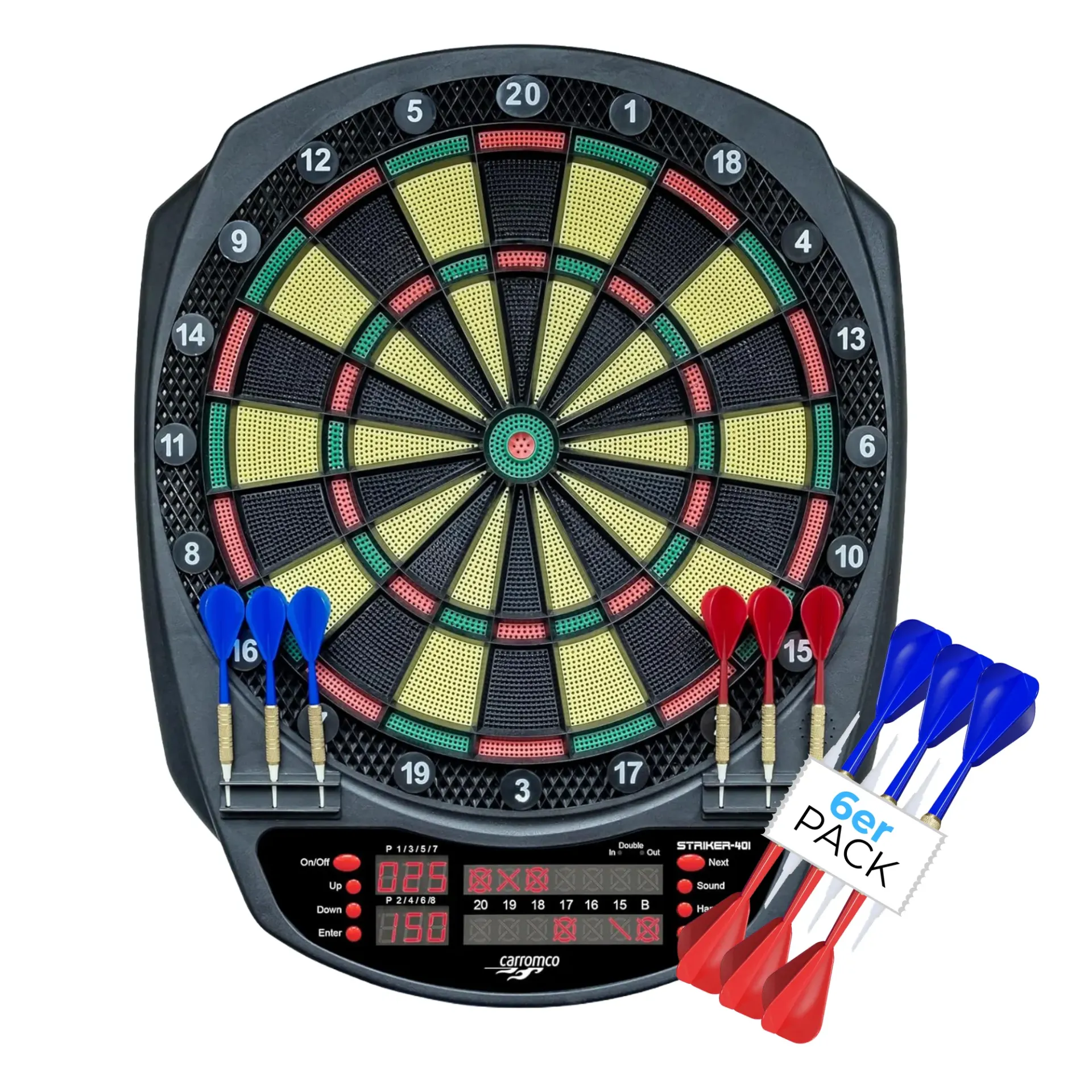 Carromco Target Dartboard STRIKER-401 – Electronic Dartboard, Dart