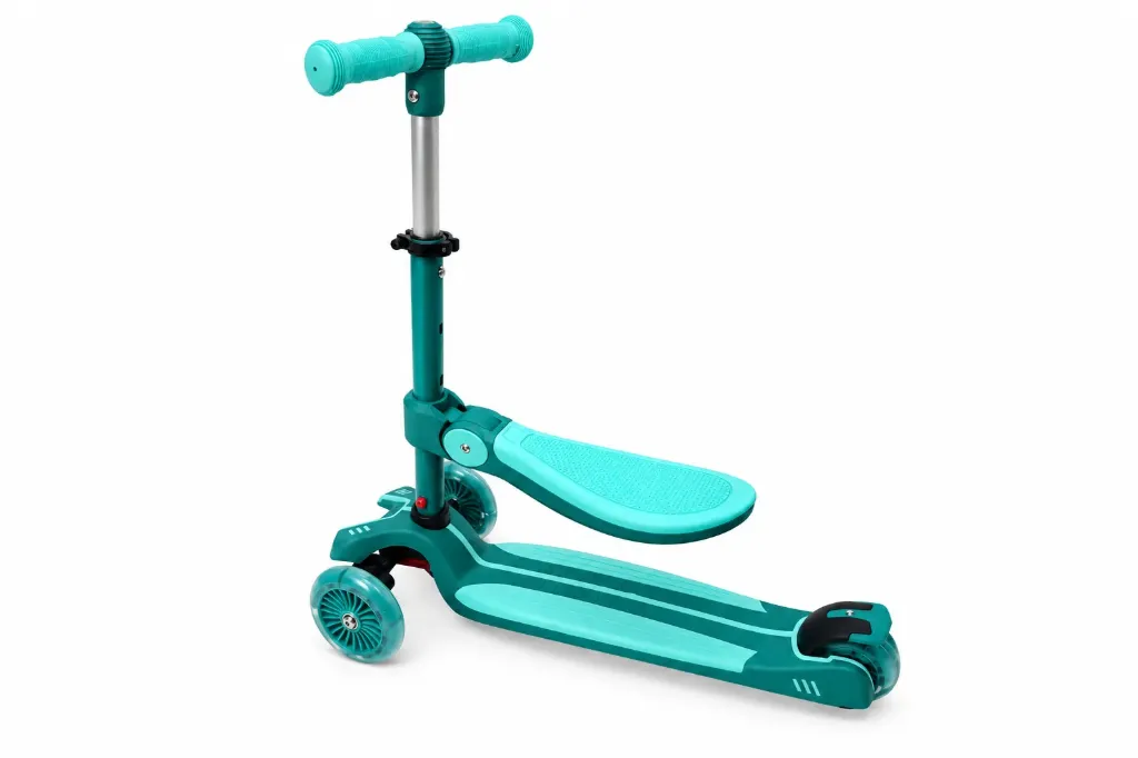 [78141] Carromco Tretroller 2in1 Kinderroller mit Sitz, 3-Rad Kinderscooter ab 3 Jahren, Scooter