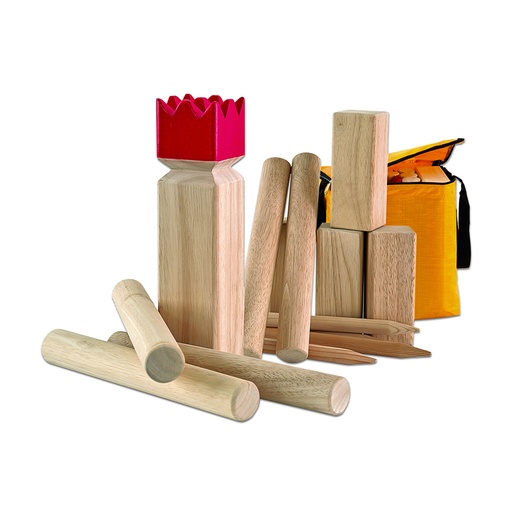 [07710] Wikinger Schach Classic, Gummibaumholz | Carromco