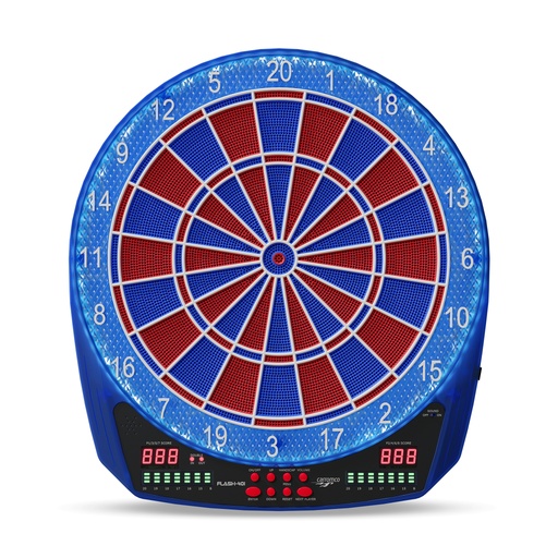 [92448] Carromco Zielscheibe elektronische Dartscheibe FLASH-401 – Profi E-Dartboard 